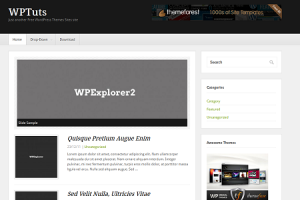 WPTuts Free WordPress Theme