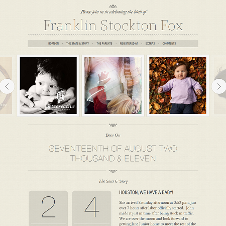 Announcement WordPress Theme