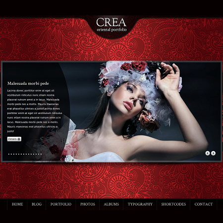 Crea WordPress Portfolio Theme