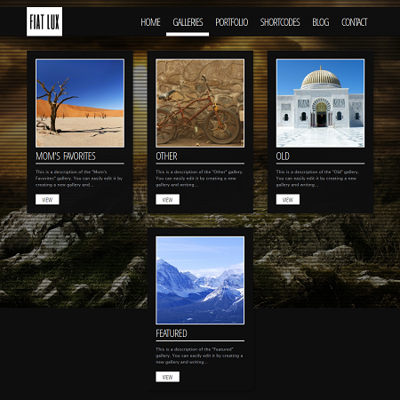 Fiat Lux FullScreen Image & Video WordPress Theme