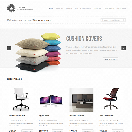 Clip Cart StudioPress Cart66 Child Theme