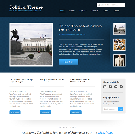 Politica WordPress Theme