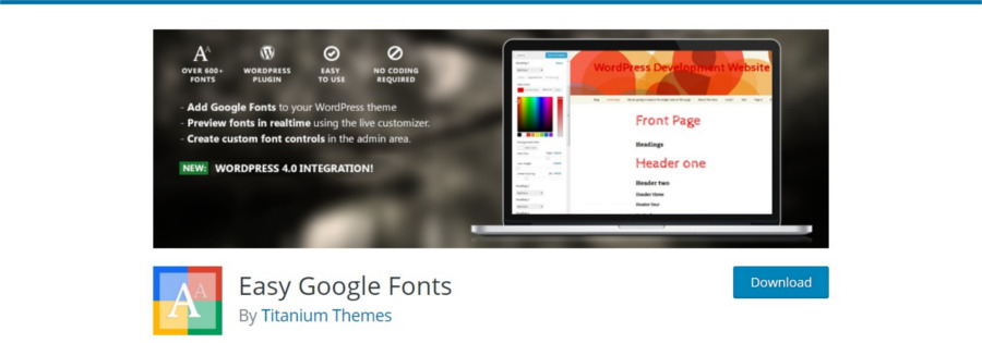 Easy Google Fonts