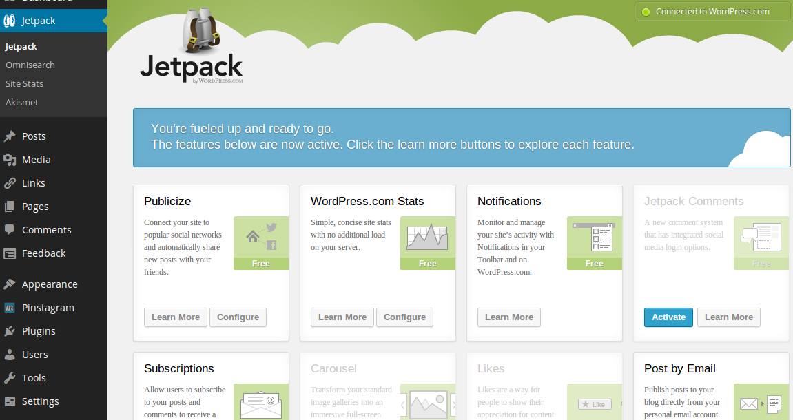 Jetpack Homepage