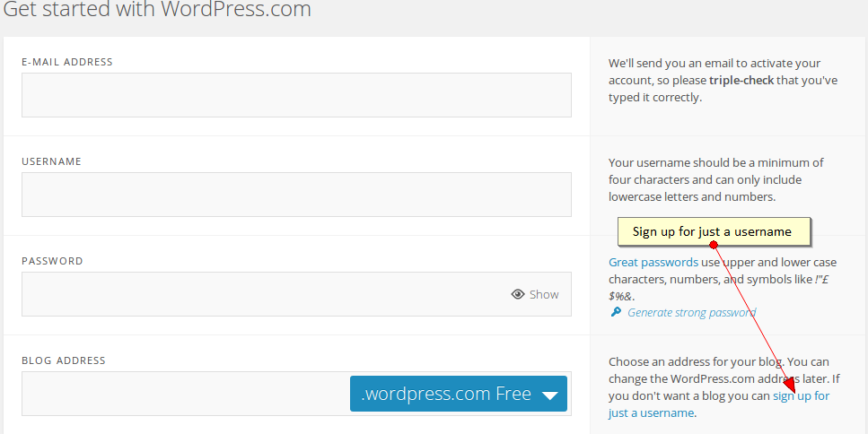 WordPress User Name