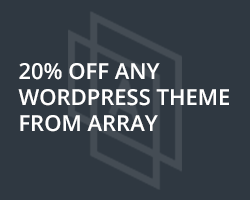 20% Off Array Themes