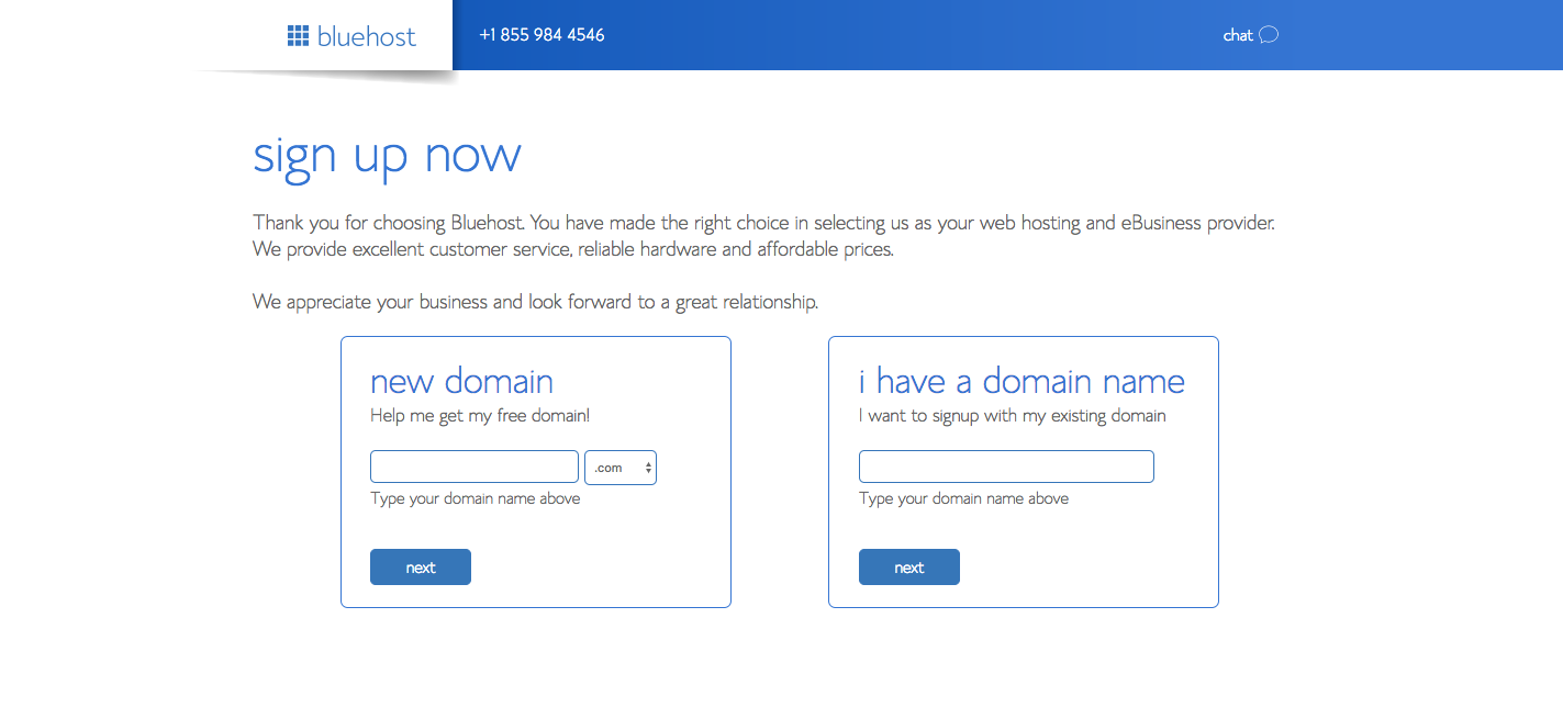 Bluehost Free Domain