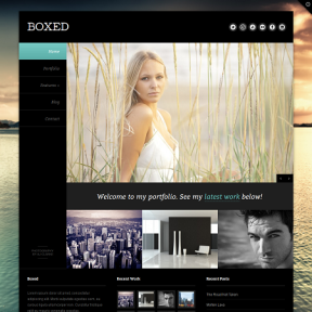 Boxed – Responsive Photography Portfolio WordPress Theme