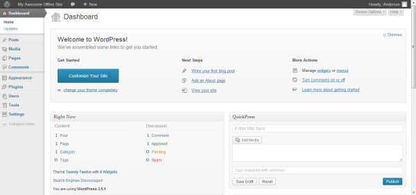 Configure WordPress Step 5