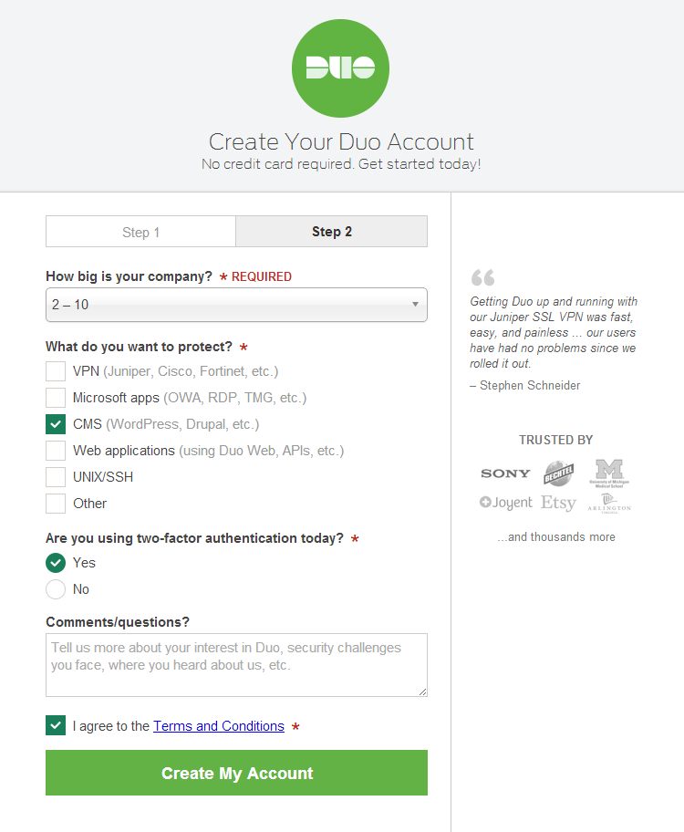 create-duo-account-step-2