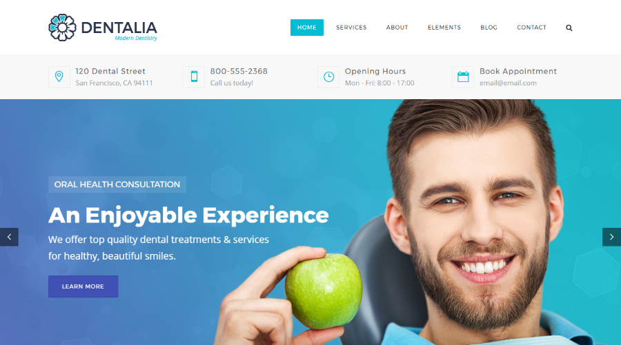 dental wordpress theme