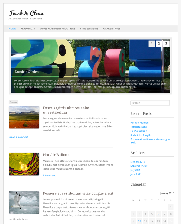 fresh-and-clean-wordpress-theme