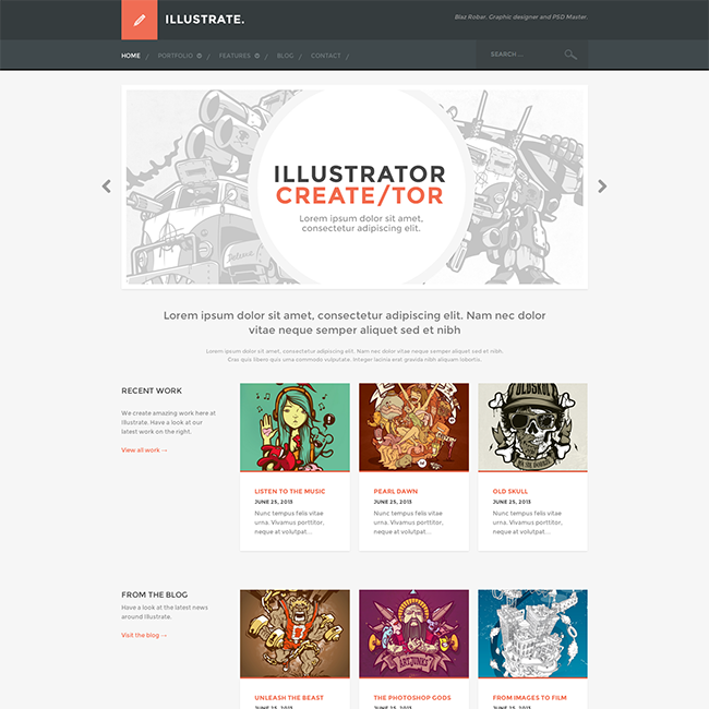 Wordpress Themes Photo Portfolio | illustrate premium portfolio wordpress theme wpexplorer Wordpress Themes Photo Portfolio | illustrate premium portfolio wordpress theme wpexplorer