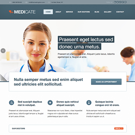 Medical Premium Wordpress Theme Medical Premium Wordpress Theme