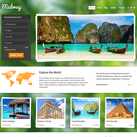 wordpress travel theme