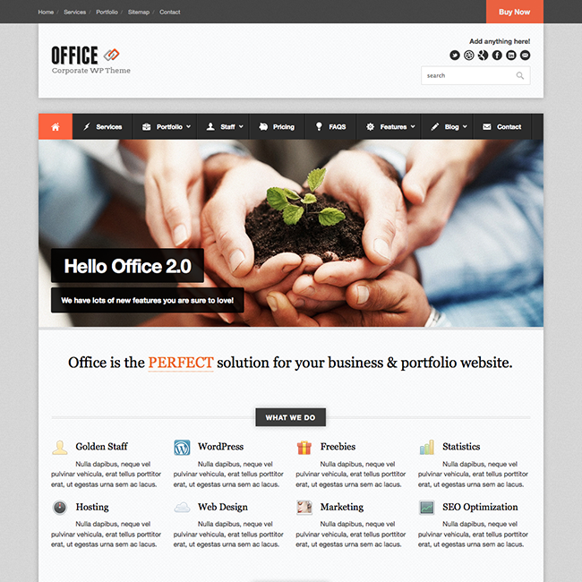 Office Responsive Business Theme
