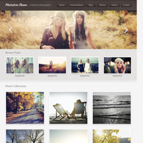 Photostore Premium Photography Portfolio WordPress Theme