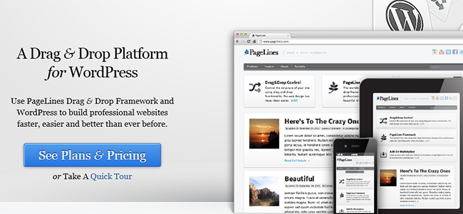 Drag&Drop WordPress Theme