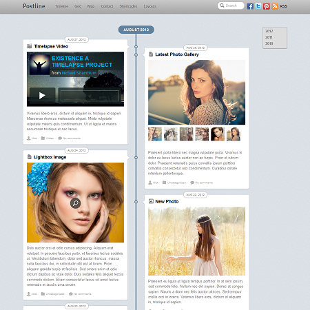 timeline theme