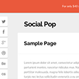 Social Pop Social Sharing WordPress Plugin