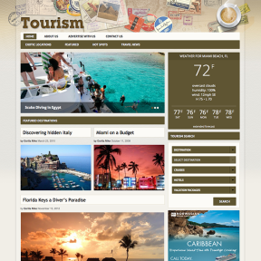 Tourism WordPress Theme