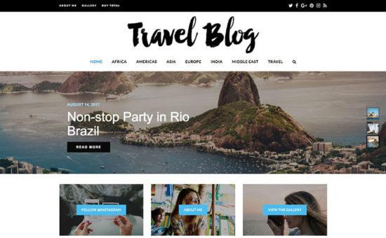 20+ Best WordPress Travel Blog Themes 2020 - aThemes