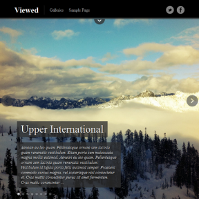 Viewed Photography WordPress Theme