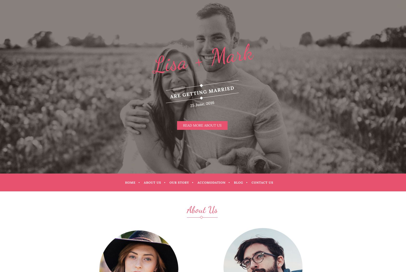 Wedding Bride Free WordPress Theme