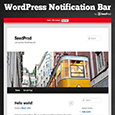 WordPress Notification Bar Plugin