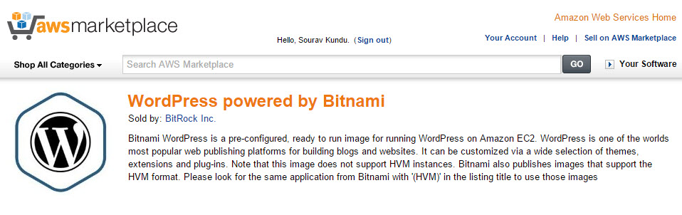 wp powered by bitnami