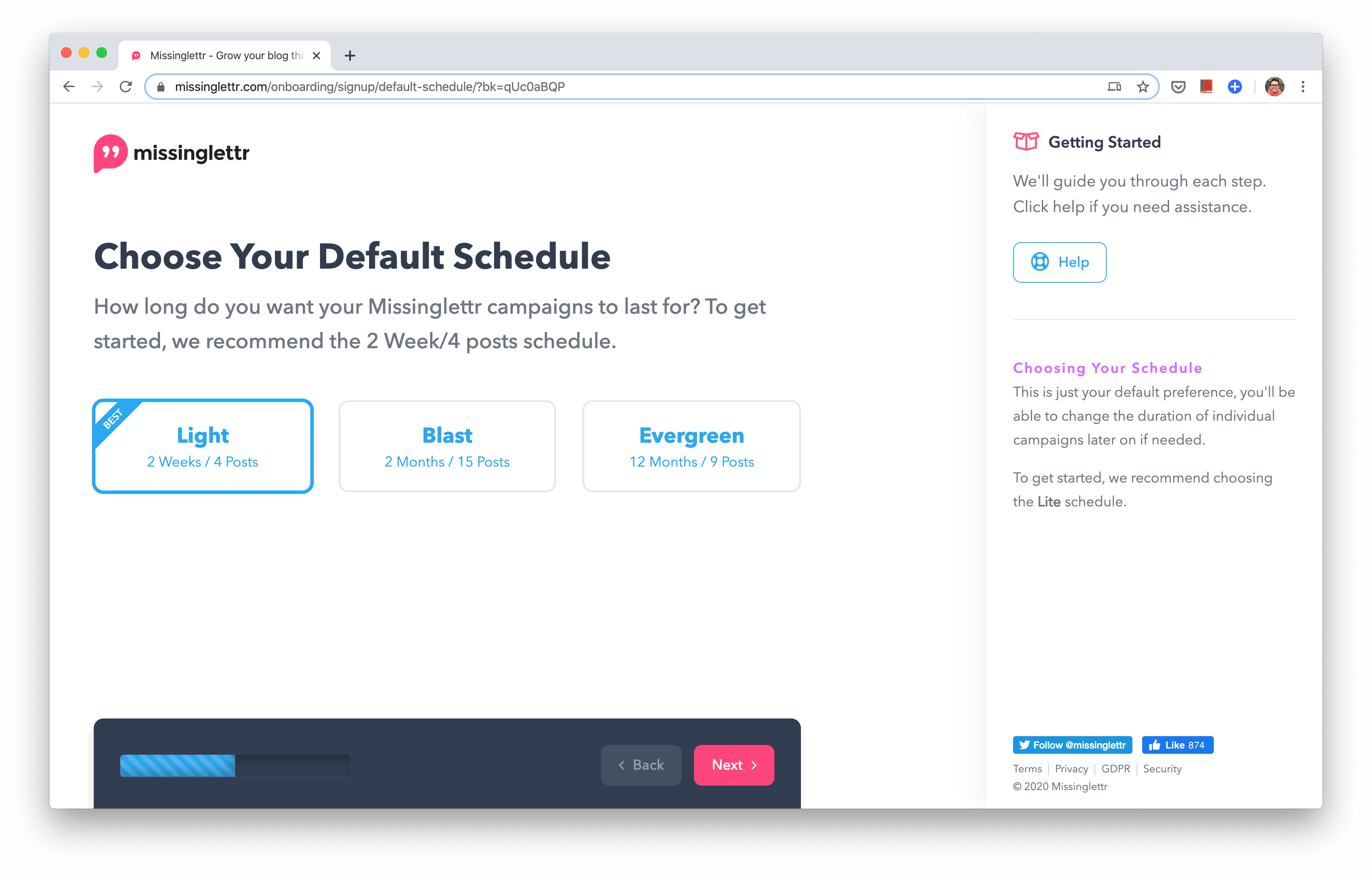 missinglettr create new campaign 03 post scheduling