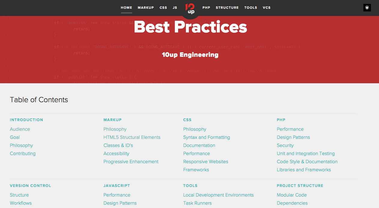 10up Best Engineering Practices