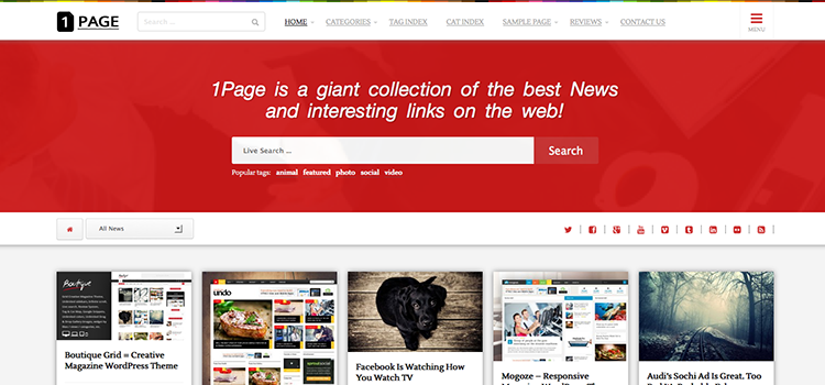 1page-pinterest-wordpress-theme