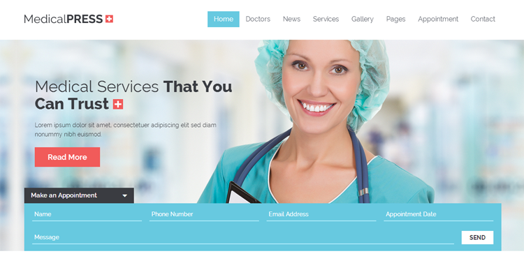 MedicalPress Health & Medical WordPress Theme