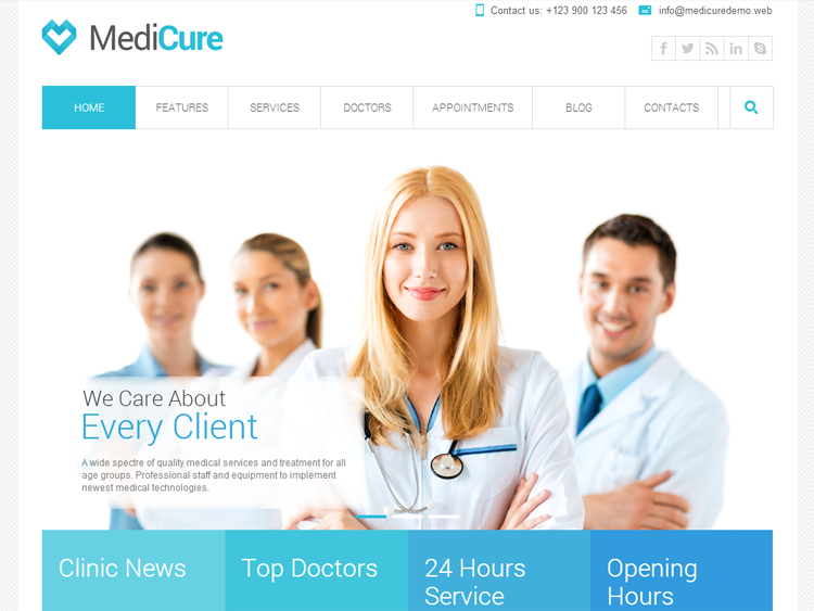 Medicure Health & Medical WordPress Theme