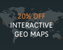 20% Off Interactive Geo Maps