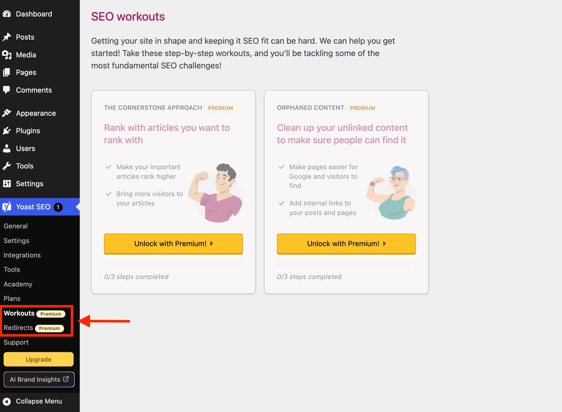 How to Remove Yoast SEO Premium Ads & Upsells
