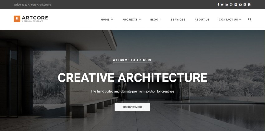 architecture wordpress theme