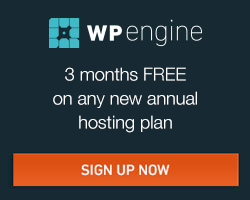 3 Months Free Hosting from WPEngine
