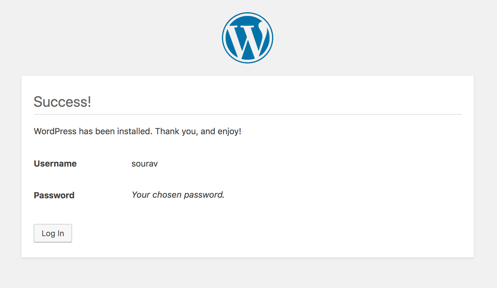 installing wordpress in digitalocean 