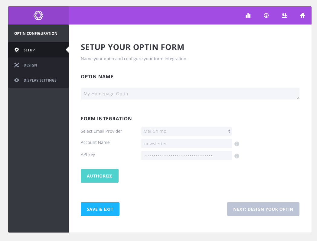 Bloom: Add Your API Key