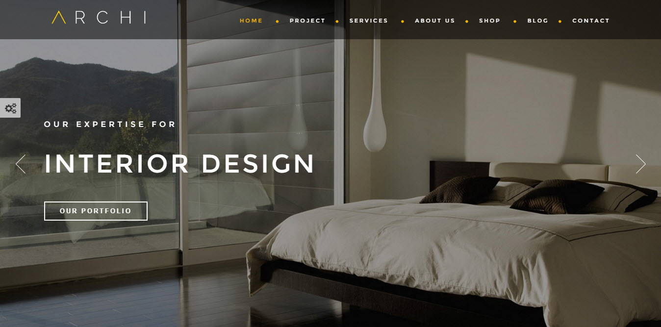 4. Archi - Interior Design WordPress Theme