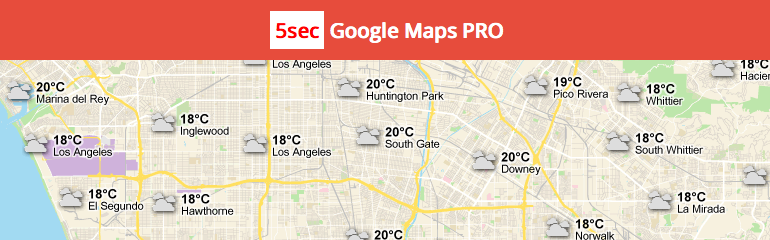 Best Mapping Plugins: 5sec Google Maps PRO