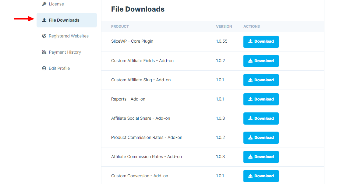 slicewp file downloads