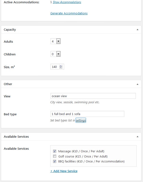 Add Accommodation Types