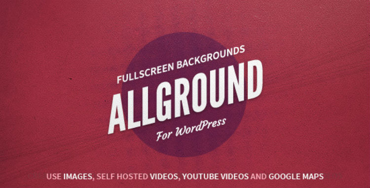 Allground: Fullscreen Backgrounds for WordPress