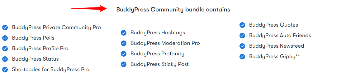 buddypress community bundle