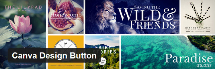 Canva Design Button Free WordPress Plugin