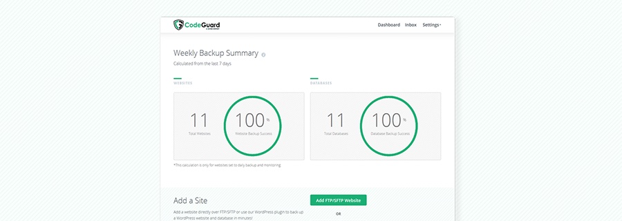 CodeGuard Backups