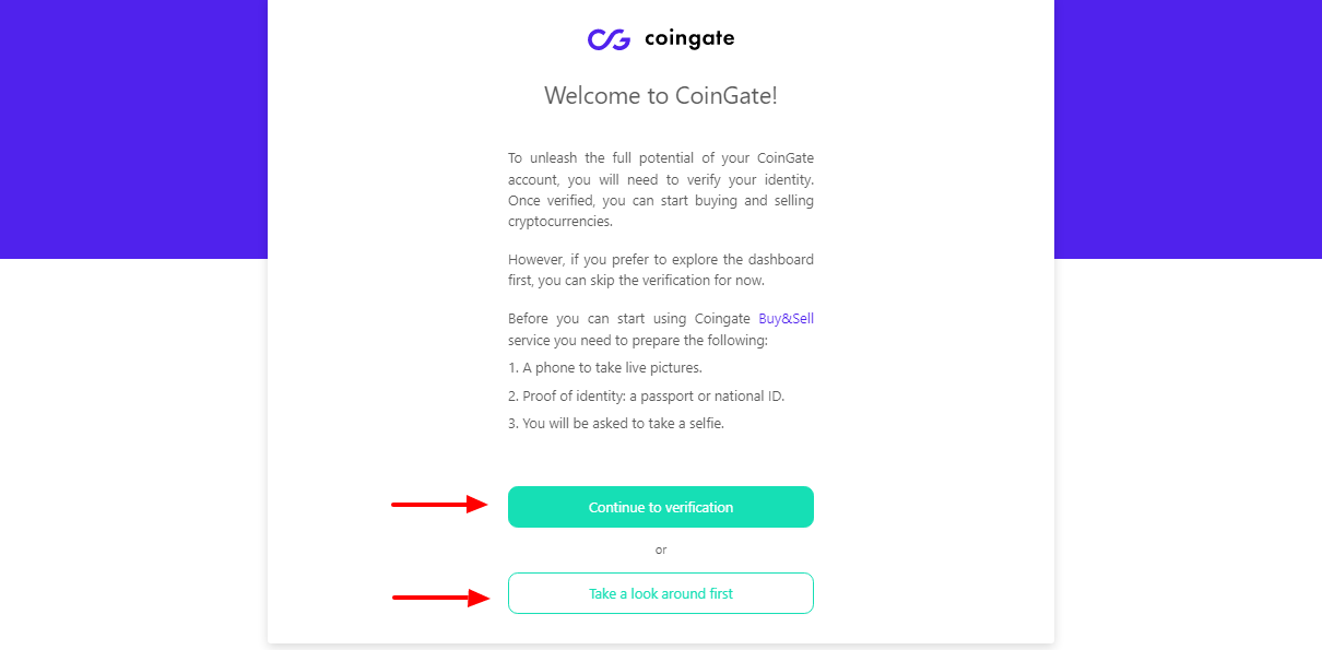 CoinGate Sandbox